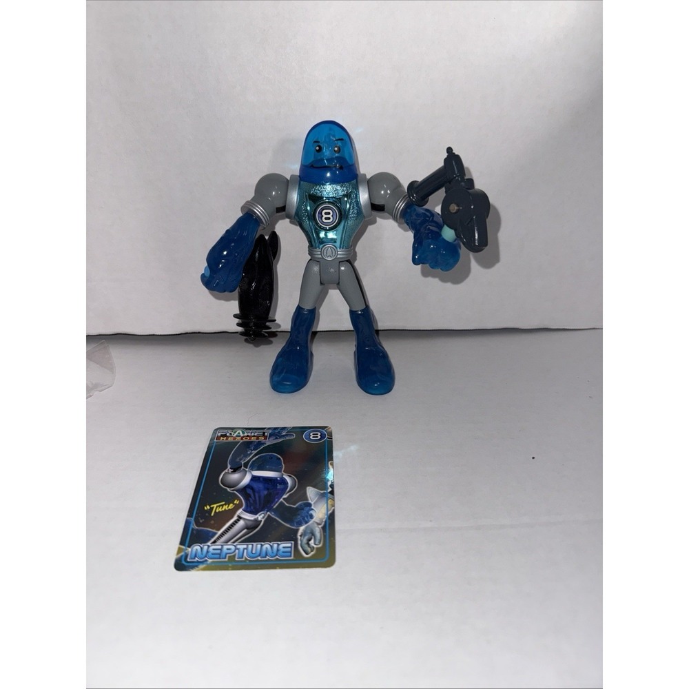 Fisher Price Planet Heroes 6" Action Figure - Neptune Tune W/ Card